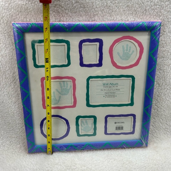 Decorel 80's Wall Album framed hand-painted 15" photo wall collage new - Picture 7 of 15